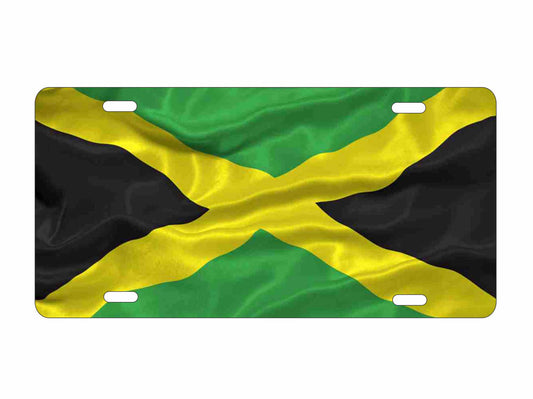 Jamaican flag personalized novelty Front license plate custom vanity Decorative car tag