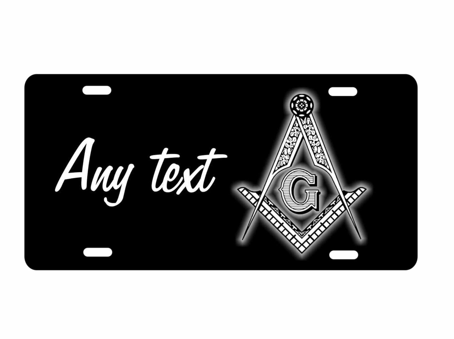 Freemason Masonic mason personalized novelty license plate decorative car tag