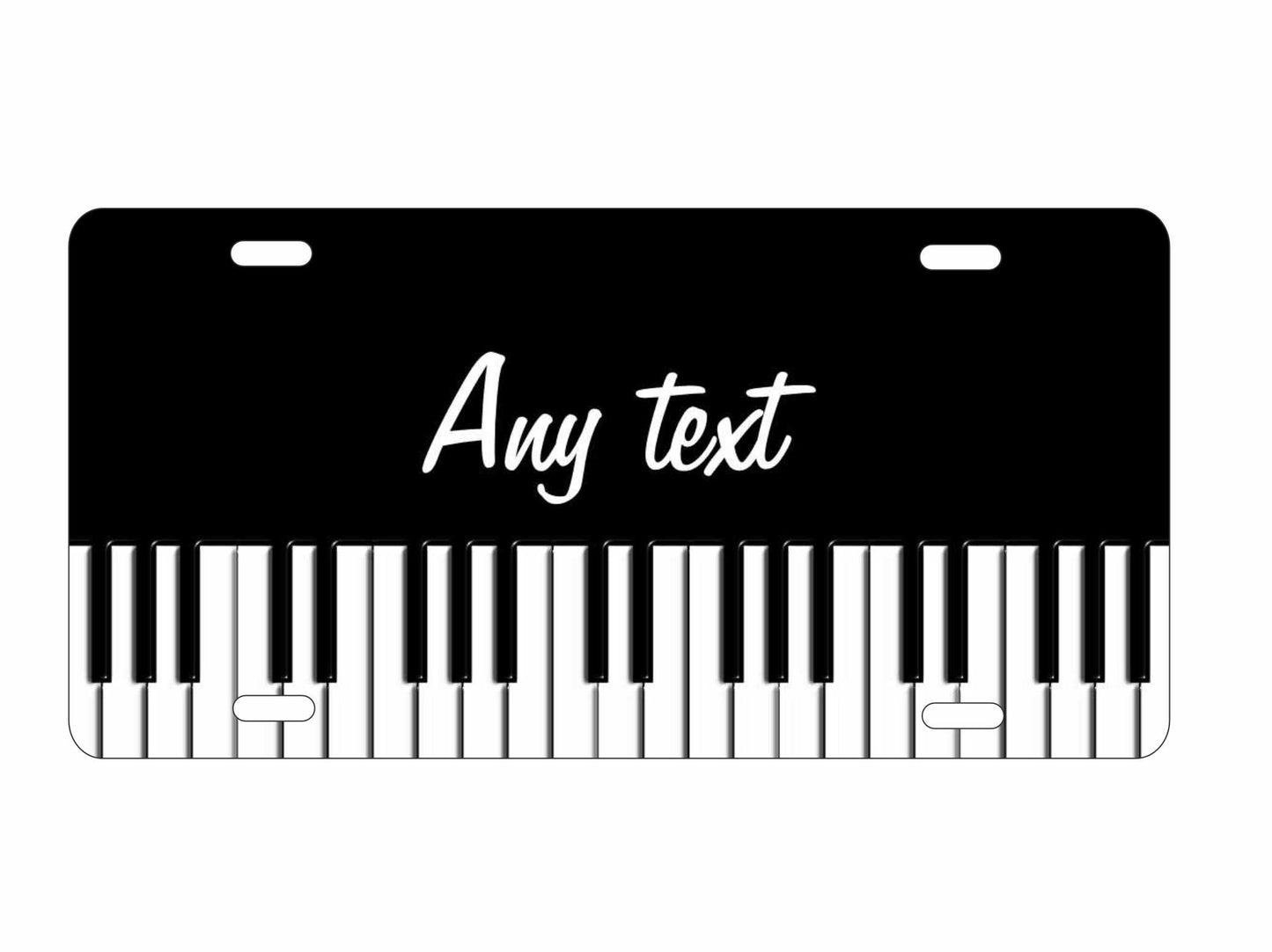 The Piano Man personalized novelty front license plate decorative vanity car tag