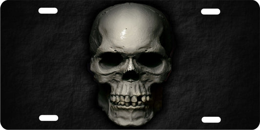 skull novelty front license plate Decorative vanity car tag