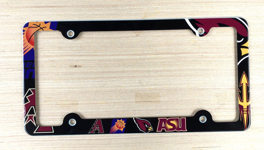 Arizona sport teams License Plate Frame Decorative License Plate Holder Car Tag Frame