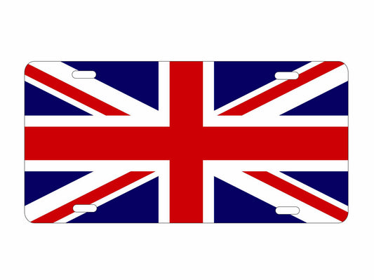 British union jack Flag personalized novelty Front license plate custom vanity Decorative car tag