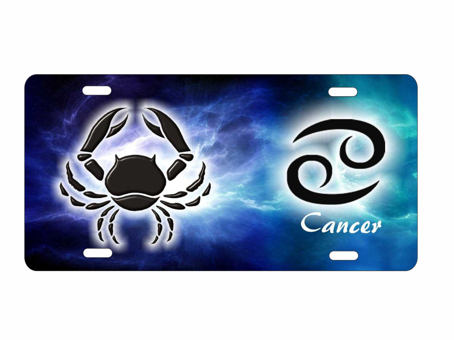 Cancer zodiac Astrological sign personalized novelty decorative front license plate
