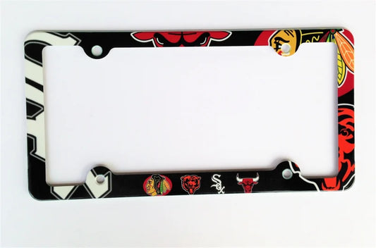 Chicago sport teams License Plate Frame Decorative License Plate Holder Car Tag Frame wht sox