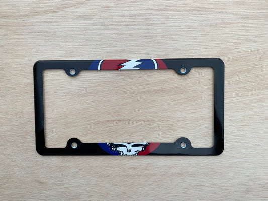 Steal your face License Plate Frame Decorative Holder black background Car Tag Frame