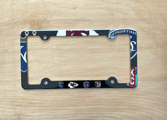 Kansas city sport teams License Plate Frame Decorative License Plate Holder Car Tag Frame