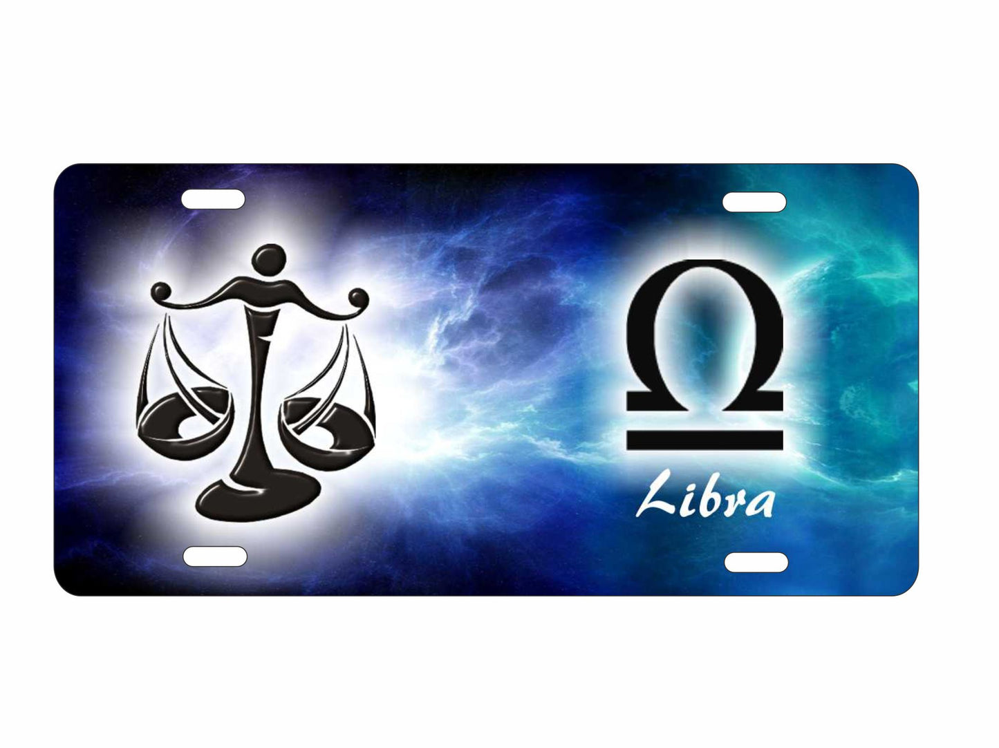 Libra zodiac symbol Astrological sign personalized novelty decorative front license plate