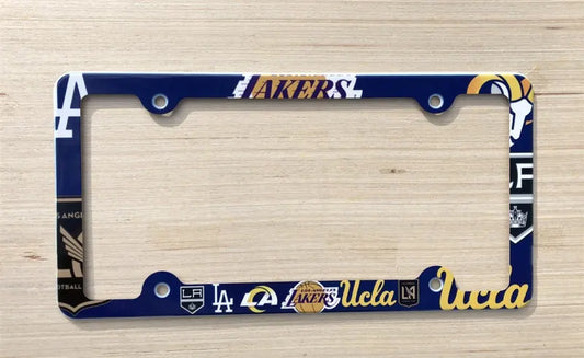 Los Angeles sport teams License Plate Frame Decorative License Plate Holder UCLA Car Tag Frame