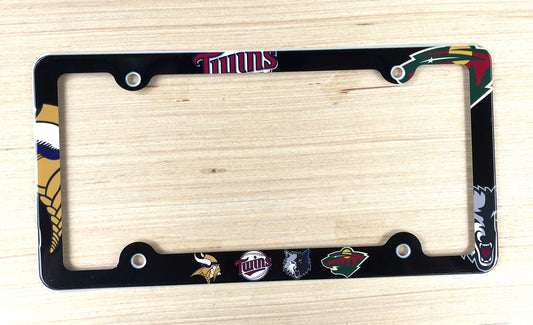 Minnesota sport teams License Plate Frame Decorative License Plate Holder Car Tag Frame