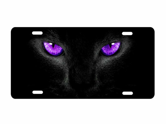 Panther eyes purple personalized novelty Front license plate custom Decorative vanity car tag