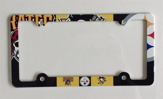 Pittsburgh sport teams License Plate Frame Decorative License Plate Holder