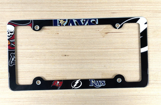 Tampa Bay sport teams License Plate Frame Decorative License Plate Holder Car Tag Frame