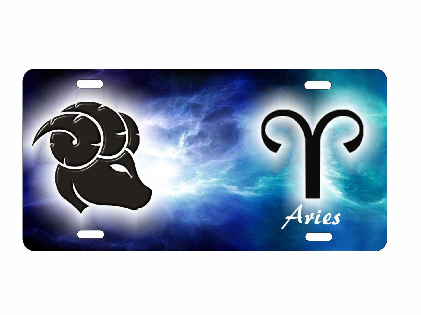 Aries zodiac Astrological sign personalized novelty decorative front license plate