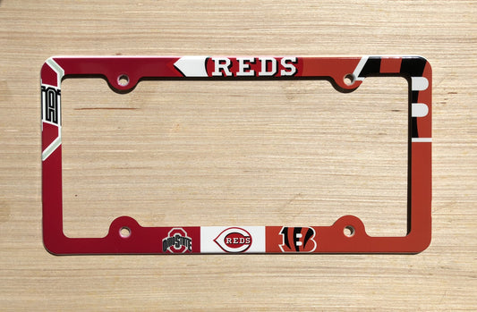 Cincinnati sport teams License Plate Frame Decorative License Plate Holder Car Tag Frame