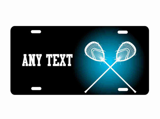 lacrosse goalie sticks personalized novelty front license plate decorative sports aluminum car tag