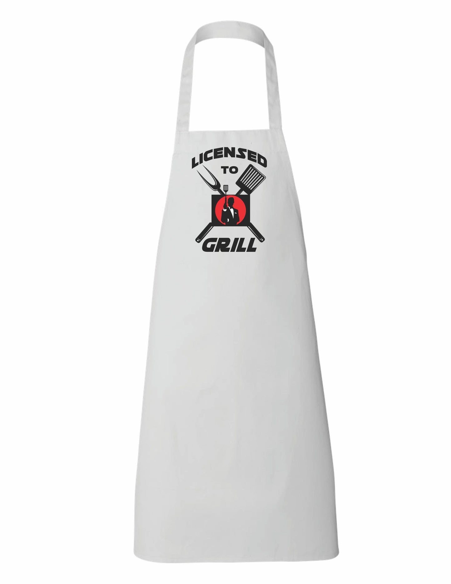 Licensed to grill personalized apron A great and unique idea for father’s day or mother's day gift