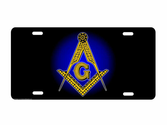 Freemason Masonic logo mason personalized novelty license plate decorative front vanity car tag