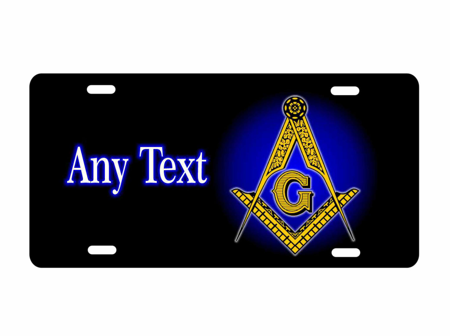 Freemason Masonic logo mason personalized novelty license plate decorative front vanity car tag