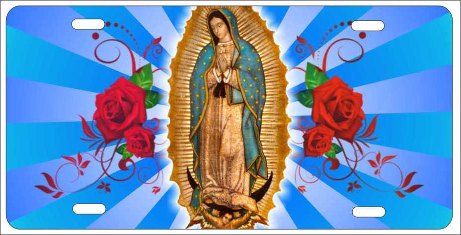 Our Lady of Guadalupe personalized novelty front license plate Decorative vanity Christian Catholic car tag