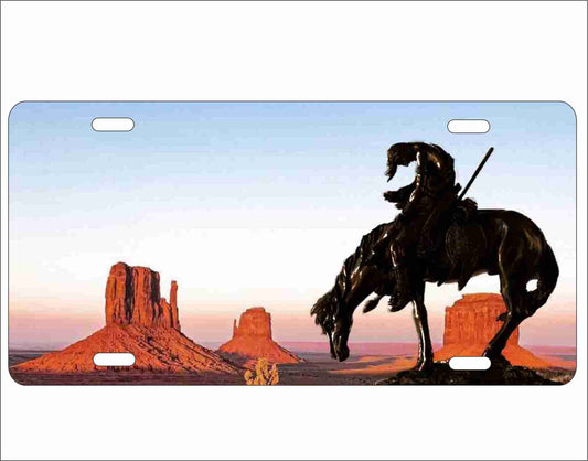 End of the Trail Monument Valley personalized novelty front license plate decorative car tag