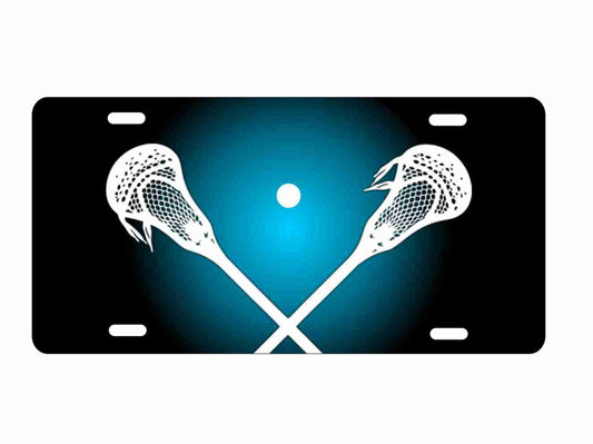 Lacrosse personalized novelty front license plate decorative sports aluminum car tag