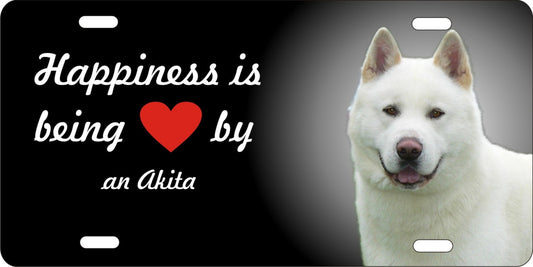 Akita Novelty Front license plate Decorative vanity car tag