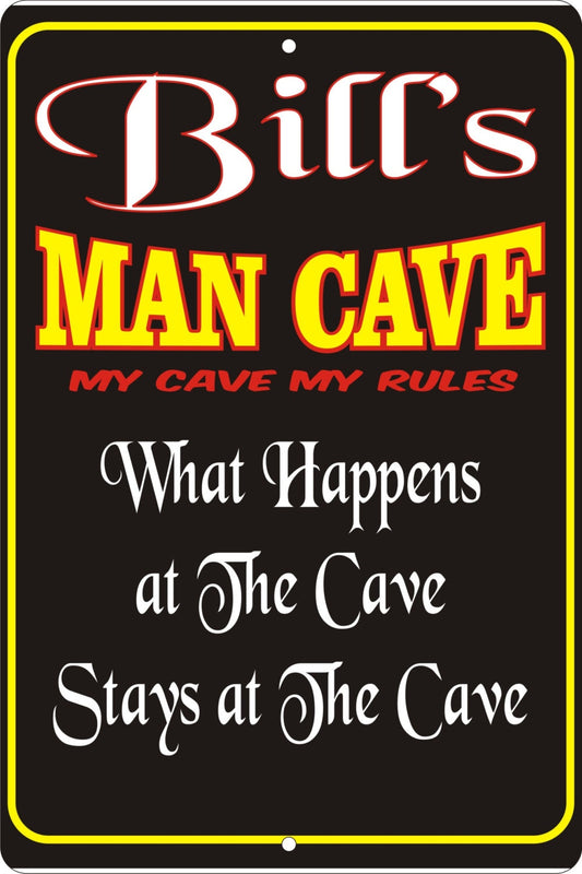 man cave personalized custom made Decorative Aluminum sign