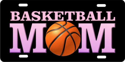 Basketball Mom novelty front license plate Decorative car tag